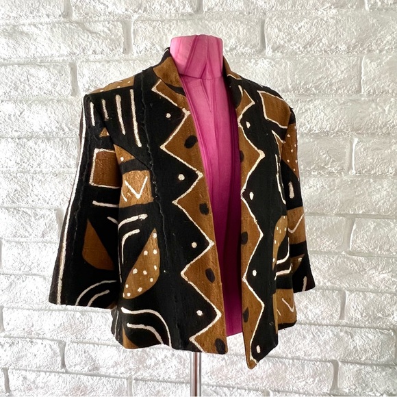 Kiko Romeo Black and Brown Blazer - Picture 5 of 6